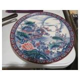 HAND PAINTED JAPAN PORCELAIN CHARGER