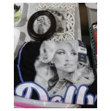 3XL DOLLY PARTON SHIRT & 2 DOLLY PICTURES