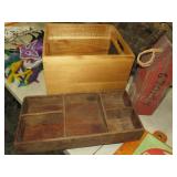 COLL. WOOD BOXES , TRAYS & MISC