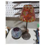 (2) MOSAIC CANDLE LIGHTS