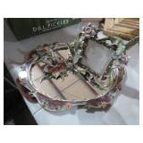 ORNATE PLATEAU TRAY & HUMMING BIRD FRAME RING HOLD