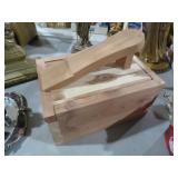 HAND MADE CEDAR SHOE SHINE BOX
