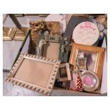 BOX FULLOF ORNATE PICTURE FRAMES