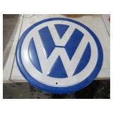 VW 14" RD BLUE/WHITE SIGN