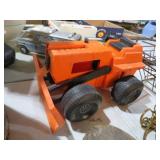 1973 IDEA MIGHTY TRACTOR BULLDOZER TOY