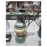 LARGE METAL URN PITCHER WITH HANDLE