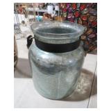 LARGE GLASS JAR PLANTER OR CANDLE HOLDER