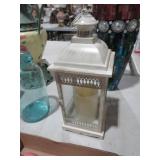 NICE METAL LANTERN WITH CANDLE