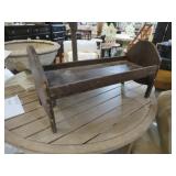 EARLY WOOD PRIMITIVE WOOD PLANTER TRAY