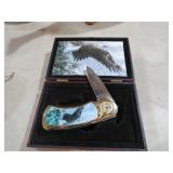 EAGLE SINGLE LOCK BLADE KNIFE W/ BOX