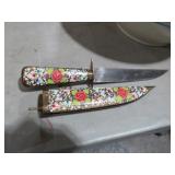 FIXED BLADE KNIFE WITH SCABBARD
