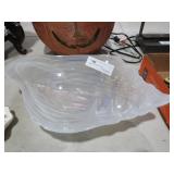 UNIQUE GLASS SHELL BOWL