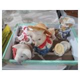 COLLECTION CERAMIC PIGS
