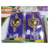 (2) BRASS DOOR KNOCKERS