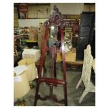 CARVED WOOD PAINTING EASEL