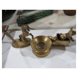 COLLECTION OF VINTAGE BRASS ITEMS