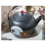 VINTAGE HAND PAINTED DUCK TEA POT