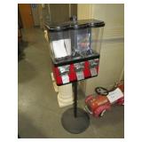 LYPC 3 GUMBALL & TOY DISPENSER ON STAND