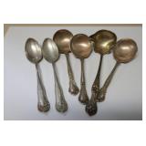 (6) STERLING SILVER SPOONS - 115 GRAMS