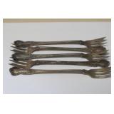 (5) STERLING SILVER FORKS - 72 GRAMS