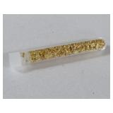 24 KT TUBE OF GOLD FLAKES