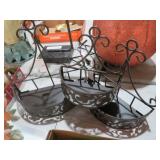 (3) VTG HOME INTERIORS WALL SHELF/BASKETS