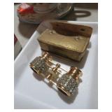 MIGNON OPERA RHINESTONE 2.5  BINOCULARS W/ CASE
