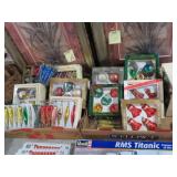 COLLECTION OF GLASS CHRISTMAS ORNAMENTS