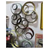 (2) METAL ART DECOR PIECES
