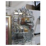UNIQUE ORNATE BEVELED WALL MIRROR