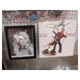 FRAMED DOLLY PARTON PICTURE & ALBUM