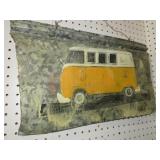 HANDPAINTED ON METAL VW BUS