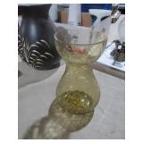 VTG CRACKLE GLASS VASE