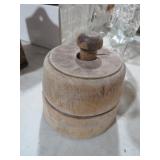 WOOD LEAF BUTTER MOLD
