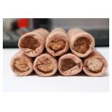 (7) UNOPENED 1959 D LINCOLN CENT BANKROLLS