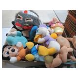 COLL OF DISNEY AND OTHER CARTOON PLUSHIES