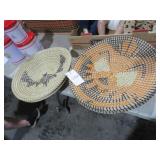 6 LA CRAFT RATTAN PLATE CHARGERS
