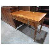 VTG WOOD 1 DWR  GAME TABLE