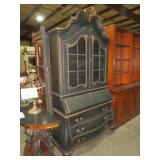 BOMBAY STYLE BALL/CLAW FOOTED 3DWR/2DR SEC. DESK