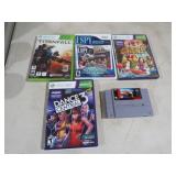 X BOX 360, WII & SUPER NINTENDO GAMES