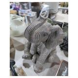 ELEPHANT RESIN STATUE