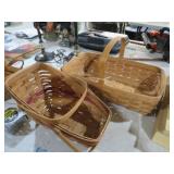 2 LONGABERGER BASKETS