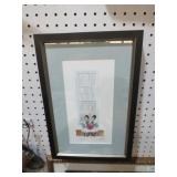 FRAMED P BUCKLEY MOSS BEST FRIENDS AMISH PRINT