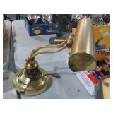 VINTAGE BRASS DESK LAMP