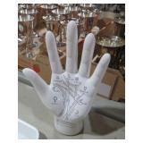 FULLL SIZE CERAMIC PALM READING HAND