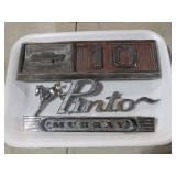 3 VINTAGE METAL AUTO EMBLEMS