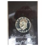 1973 S IKE DOLLAR 40% PROOF