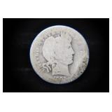 1903 P BARBER DIME 90%