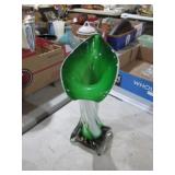 JACK IN PULPIT HANDBLOWN GLASS VASE