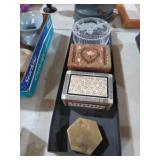 4 JEWELRY/TRINKET BOXES